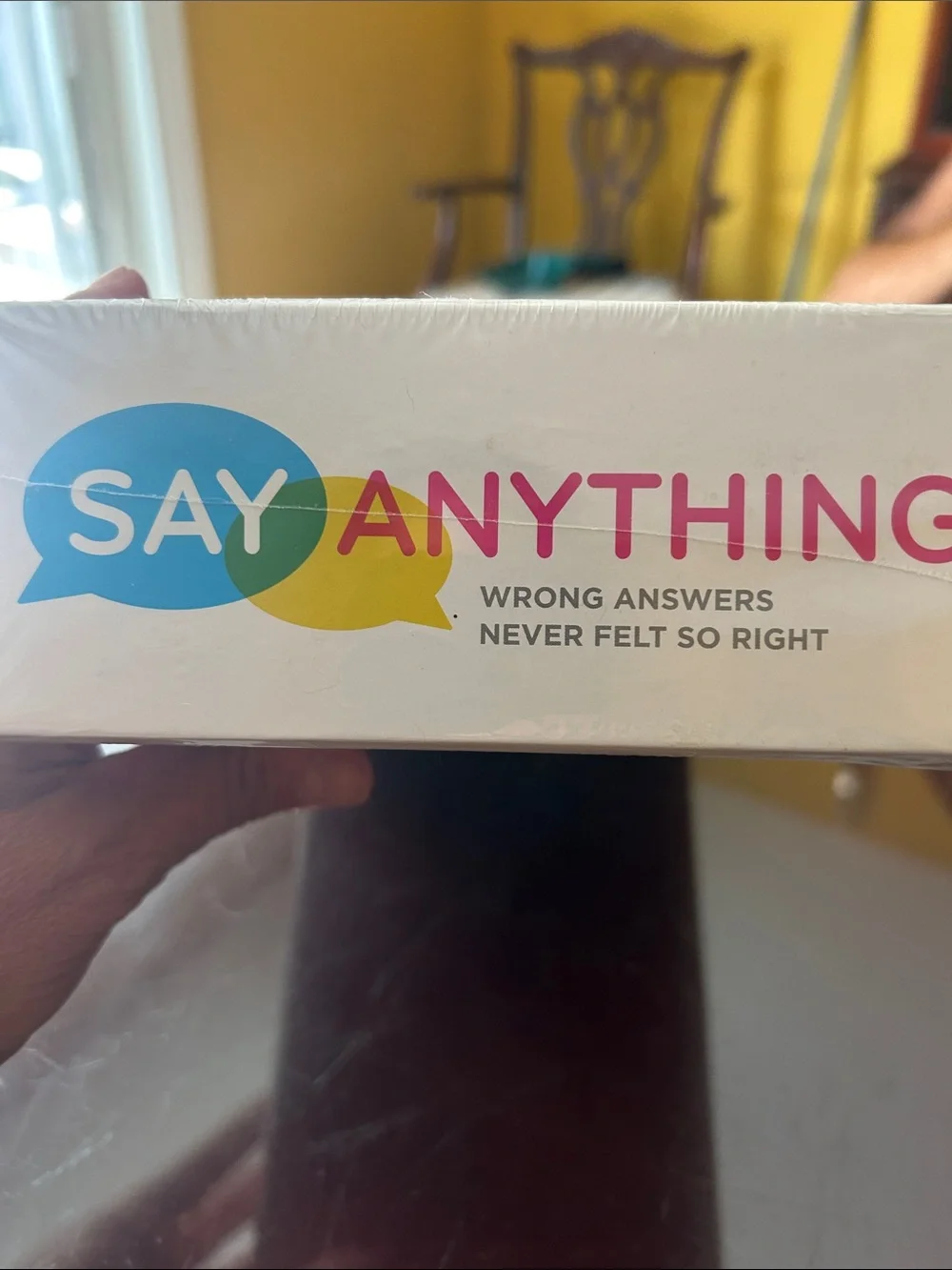 Say Anything Party Game - White with Multicolor Speech Bubbles